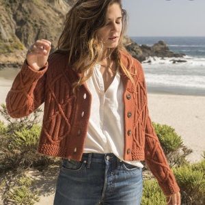 Outerknown marina wool cardigan NWT